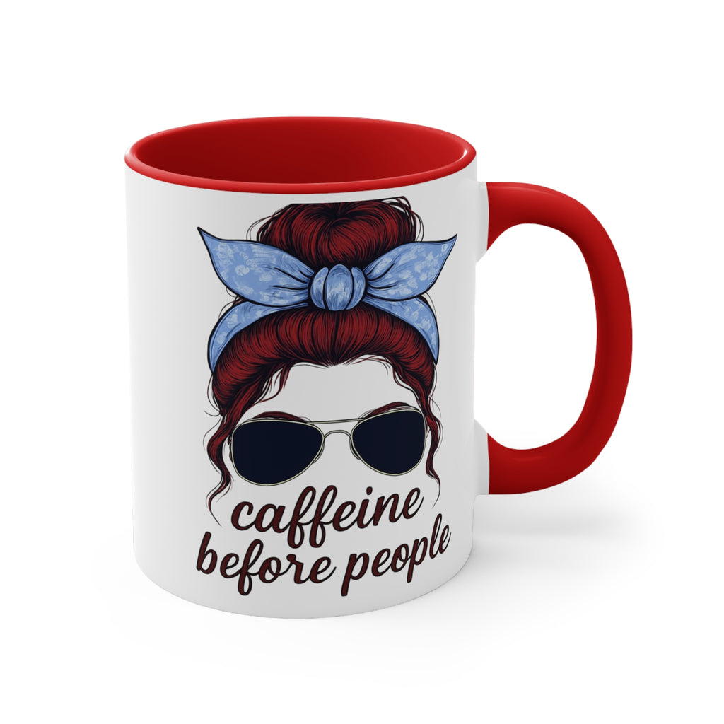 Caffeine Before People Mug