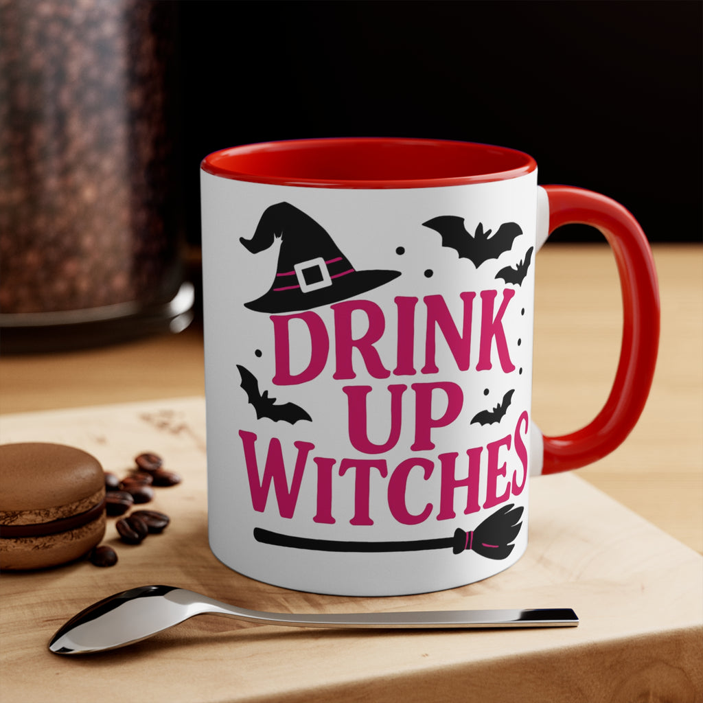 Drink Up Witches Mug - White