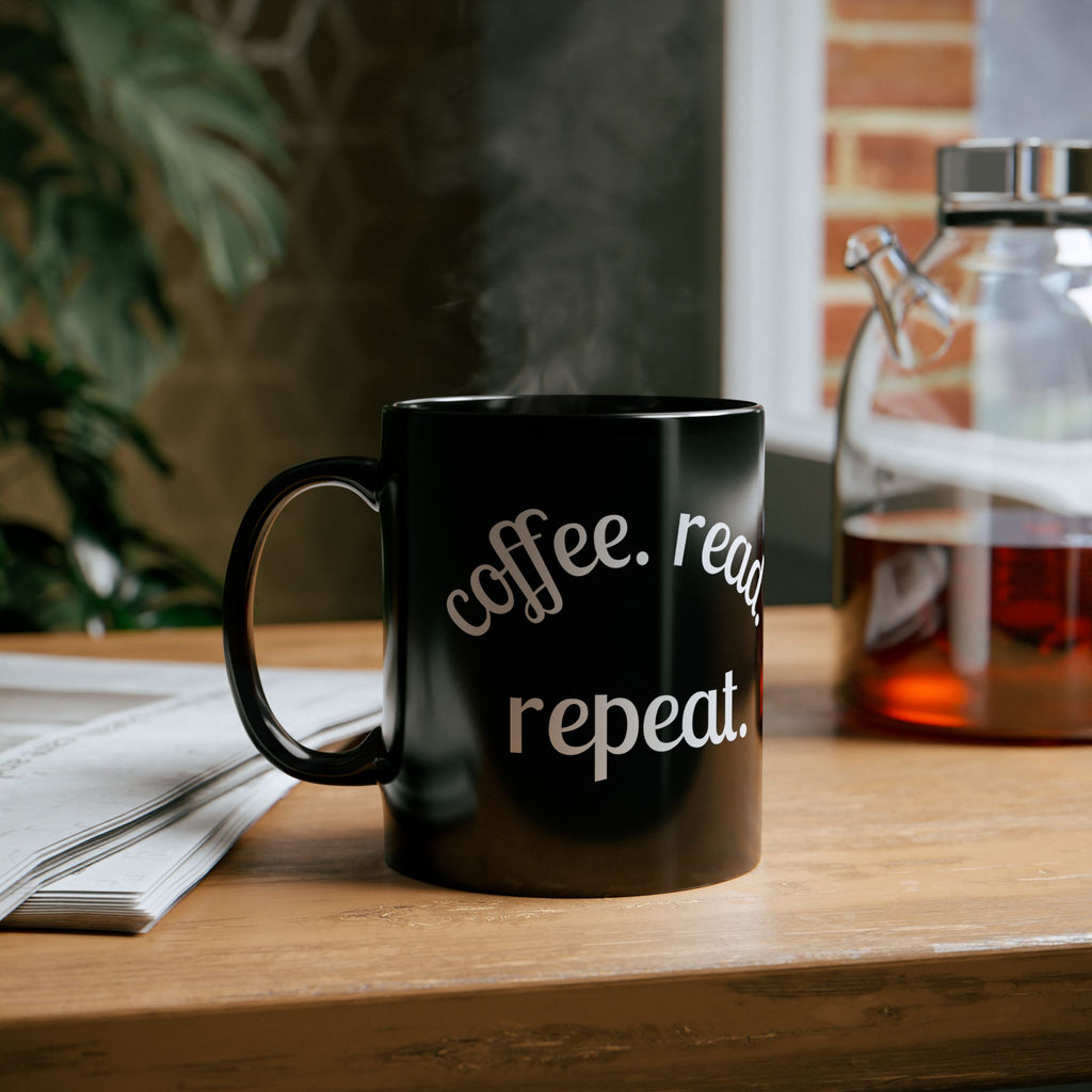 Coffee. Books. Repeat. Mug