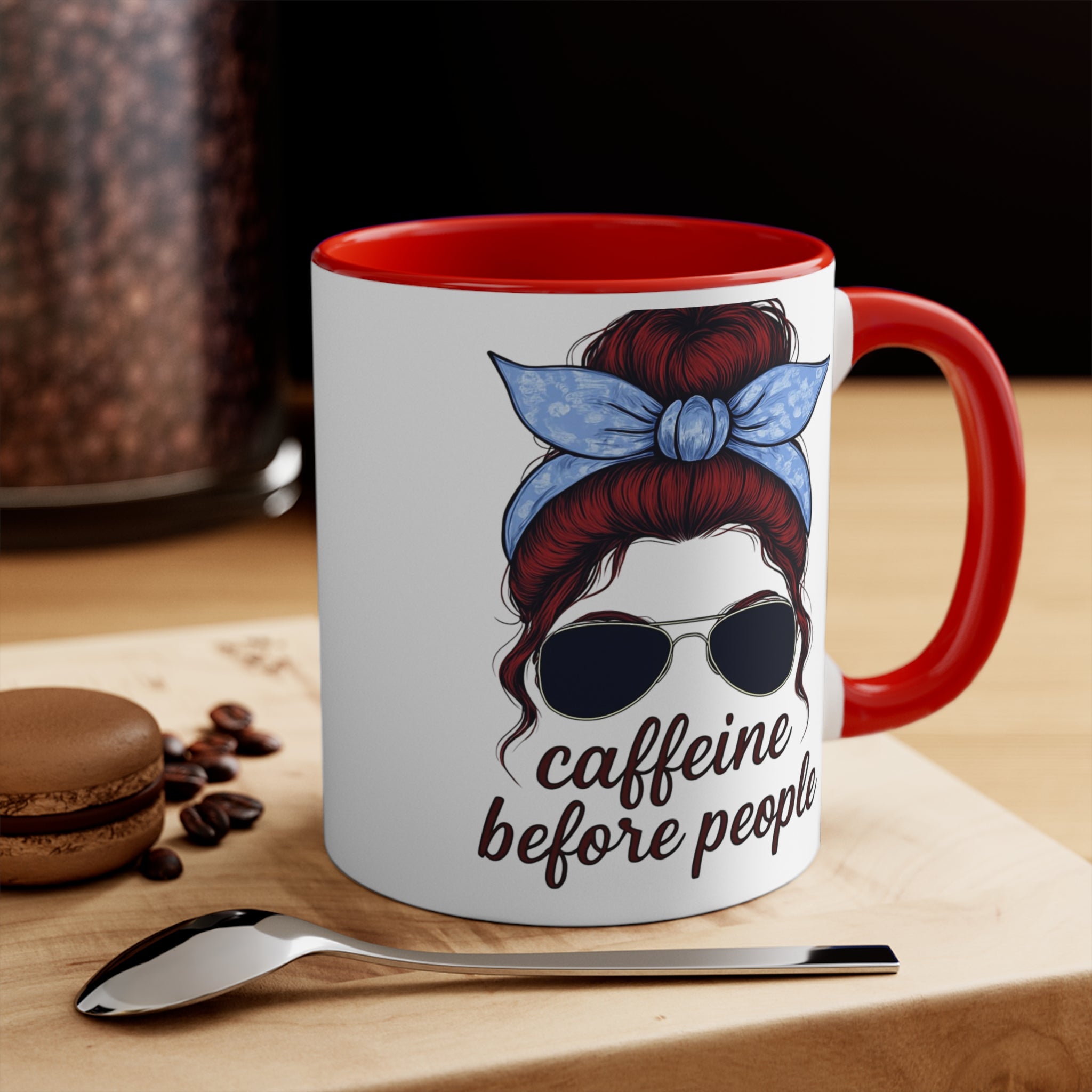 Caffeine Before People Mug
