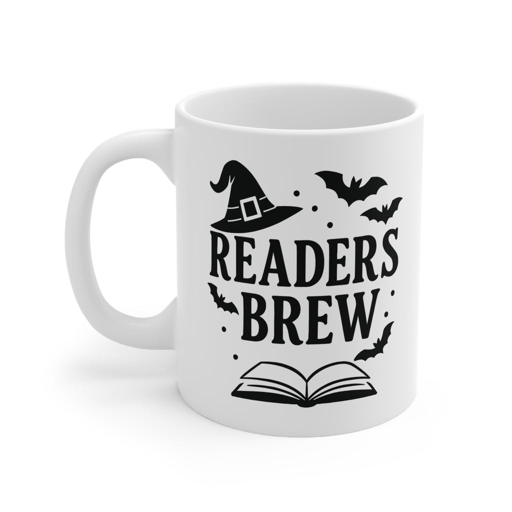 Readers Brew Coffee Mug - White