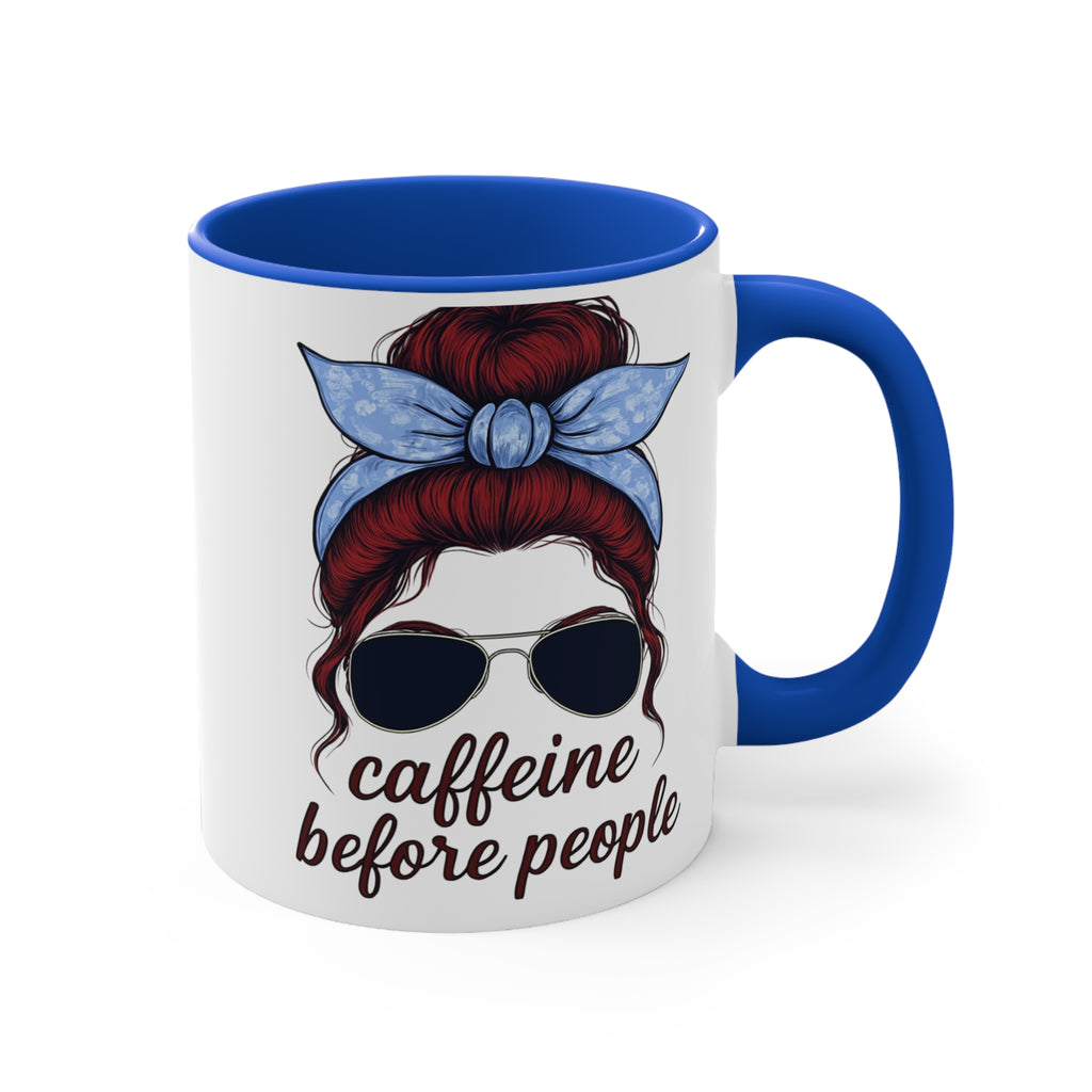 Caffeine Before People Mug