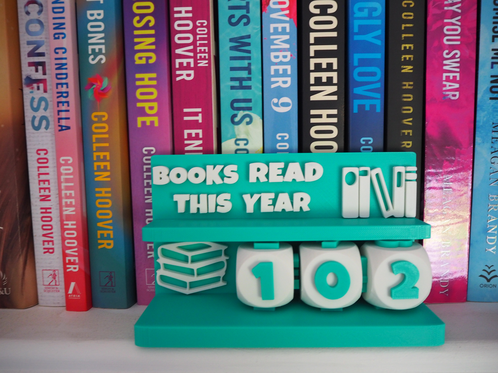 Double Shelf Book Counter