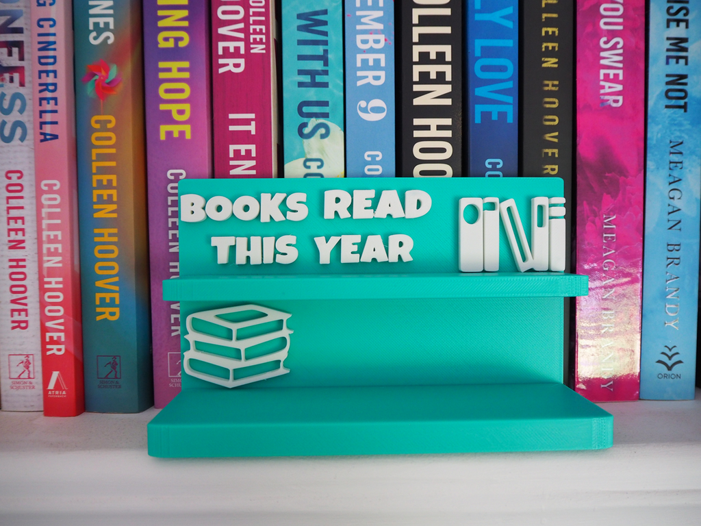 Double Shelf Book Counter