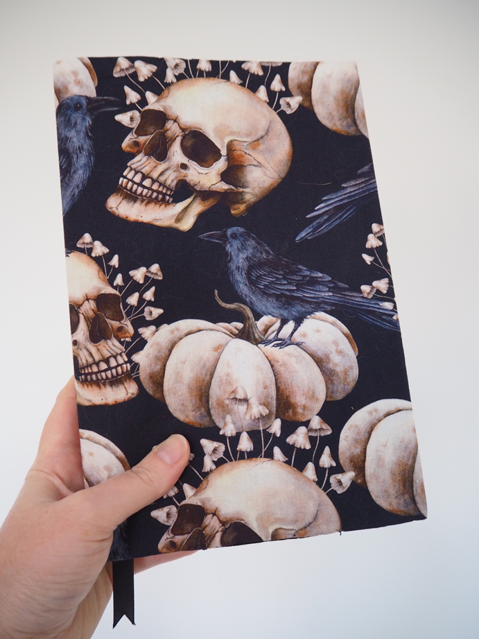 Dark Crow and Skull Dust Jacket
